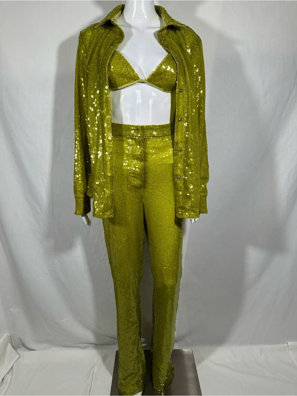 Fashion Nova Luxe Sequin Set NWT
